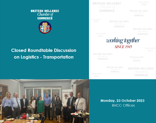 	Closed Roundtable Discussion on Logistics/Transportation | 23 October 2023